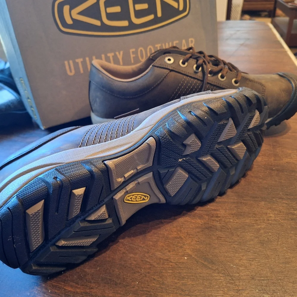 New In Box KEEN Utility LA Conner ESD Aluminum Toe Leather Work Shoe Sz 12W - Picture 3 of 8